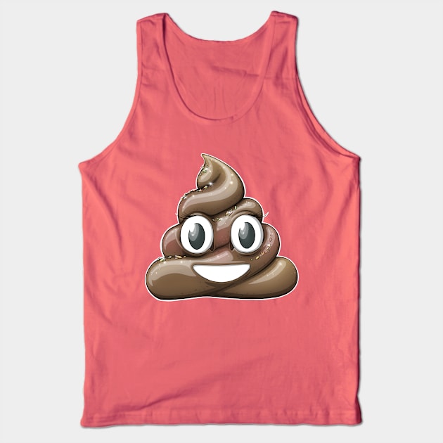 Reva Prisma pile of poo emoji Tank Top by Mei.illustration